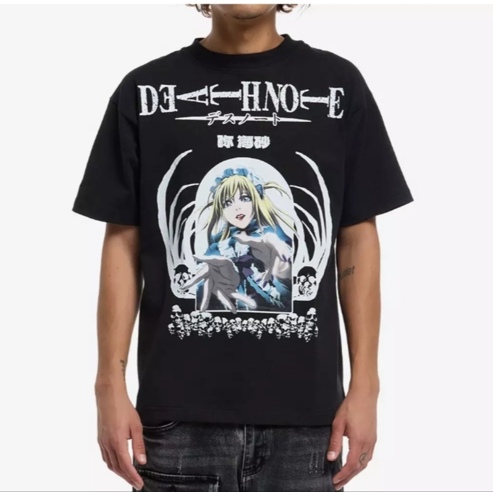 Size XL Death NoteDeath Note Misa Portrait Boxy T-Shirt